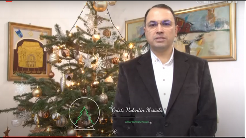 VIDEO Mesajul de Anul Nou 2022 al primarului Municipiului Focșani