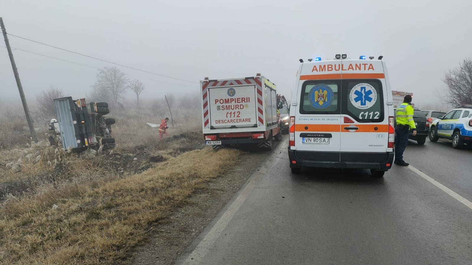 Accident Pe Drumul M Spre Odobe Ti Pasarel O Femeie De De Ani A