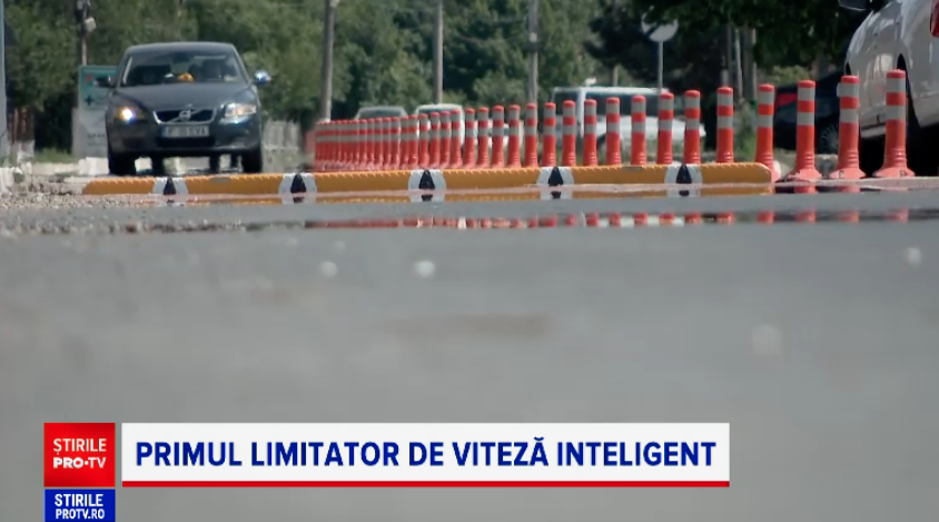 VIDEO Primul limitator de viteză inteligent din România a fost