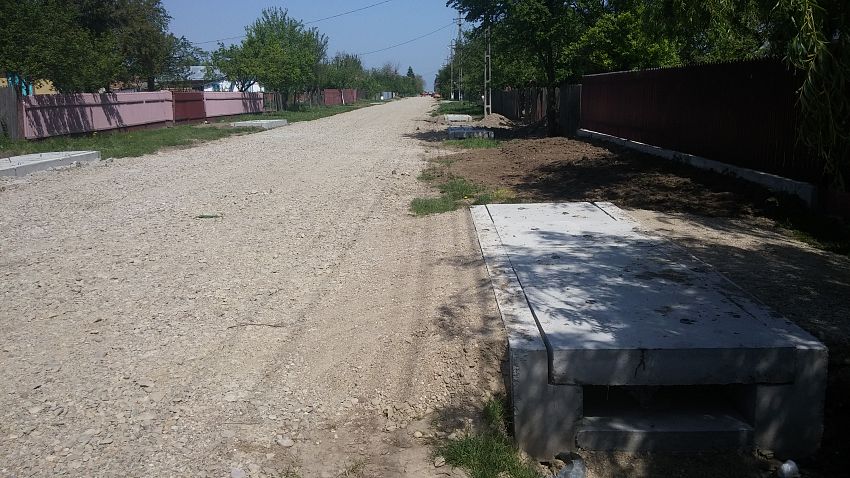 Drumurile din Ciorăști au fost pregătite pentru asfaltare