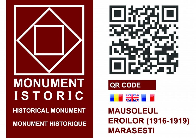 Monument istoric din Vrancea cu cod QR