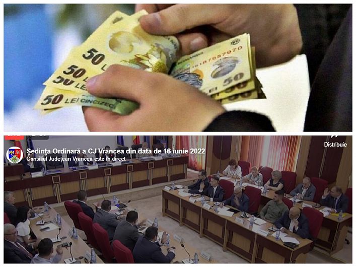Sinecuriștii partidelor din Vrancea încasează în continuare nestingheriți îndemnizațiile ” nesimțite” ca membri ATOP, după ce li s-a asigurat protecția politică în ședința Consiliului Județean Vrancea de joi 16 iunie 2022.3400 lei pentru 2 ore de ședință lunare iar președintele ajunge chiar la dublul acestei sume în cazul respectivilor ”șmecheri politici ai județului”