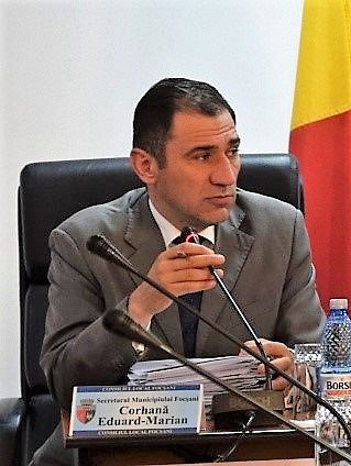 Eduard Corhană, Secretarul Municipiului Focșani