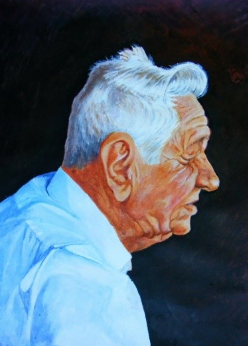Portret de Nicolae CĂRBUNARU, pictor UAP Galați, fost elev al Dlui Voicu IOAN