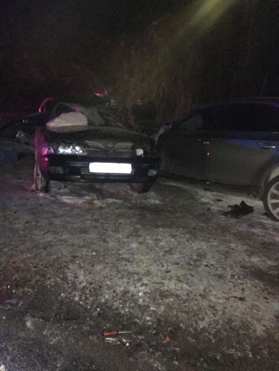 Doi tineri din Vrancea au murit într-un accident la Sibiu-fotografie de la locul producerii  accidentului pe DN1 județul Sibiu,zona Hula Bradului, vineri 04.01.2019 noaptea-Credit foto:turnulsfatului.ro