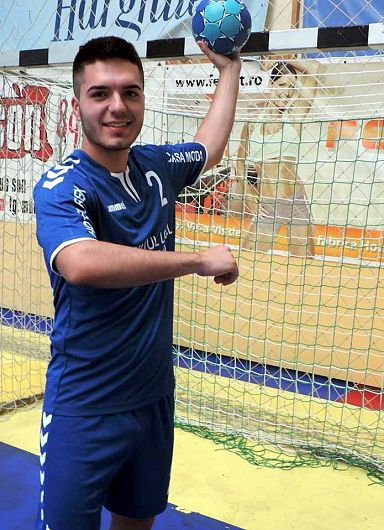 George Cătălin Nuțu-jucător de handbal nou venit în lotul echipei de handbal masculin CSM Focșani 2007 , începând din ediția 2019-20120 de campionat al Ligii Naționale Masculine de Handbal