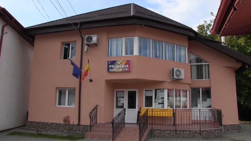 Sediul actual al Primăriei comunei Gura Caliței