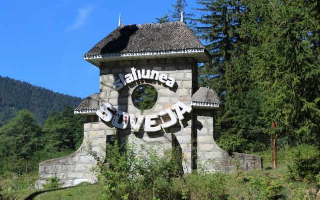 Intrarea în Stațiunea Soveja