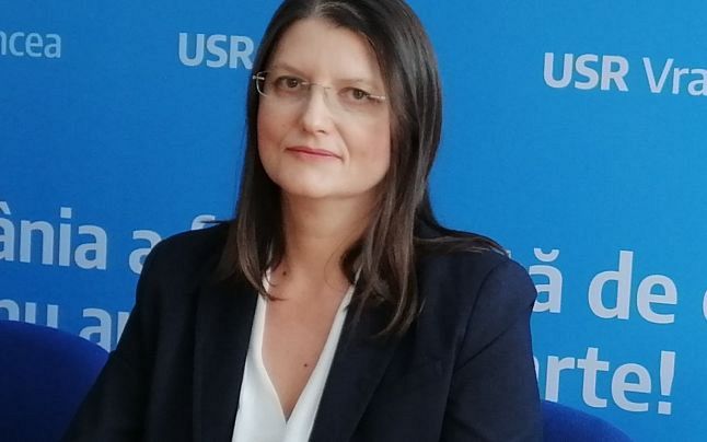 Noul preşedinte  al USR Focşani, Corina Atanasiu