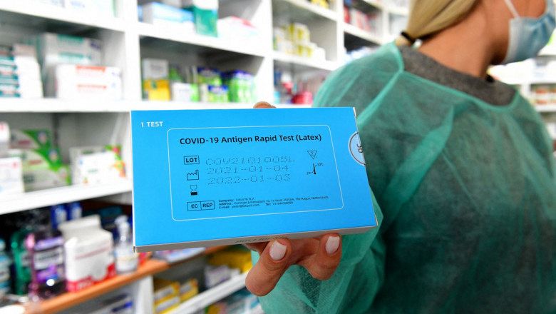 Testarea Covid-19 poate fi făcută gratuit cu teste antigen în 106 farmacii. Imagine cu caracter ilustrativ: Profimedia Images.Foto:digi24.ro