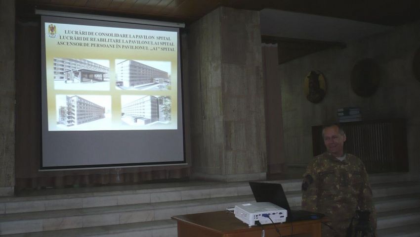 Fotografie  transmisă de Oficialii Spitalului Militar de Urgență   ”Dr. Alexandru Popescu” Focşani