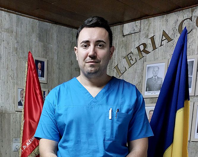 Medicul Radu Anghel  este noul medic specialist urolog al Spitalului Militar de Urgență 
