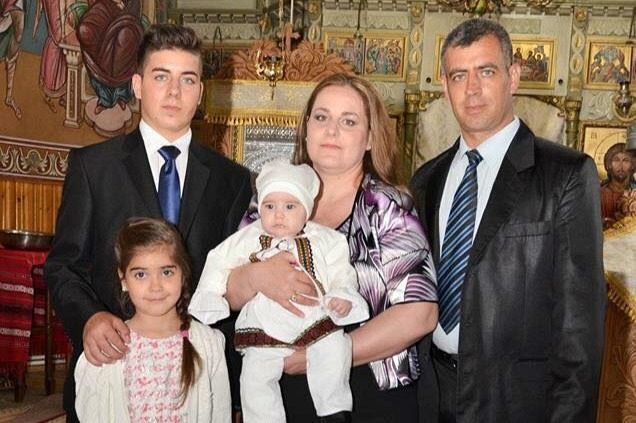 Familia Găman a fostului viceprimar al comunei Vizantea Livezi pe vremea când era completă și fericită.Foto:gofundme.com