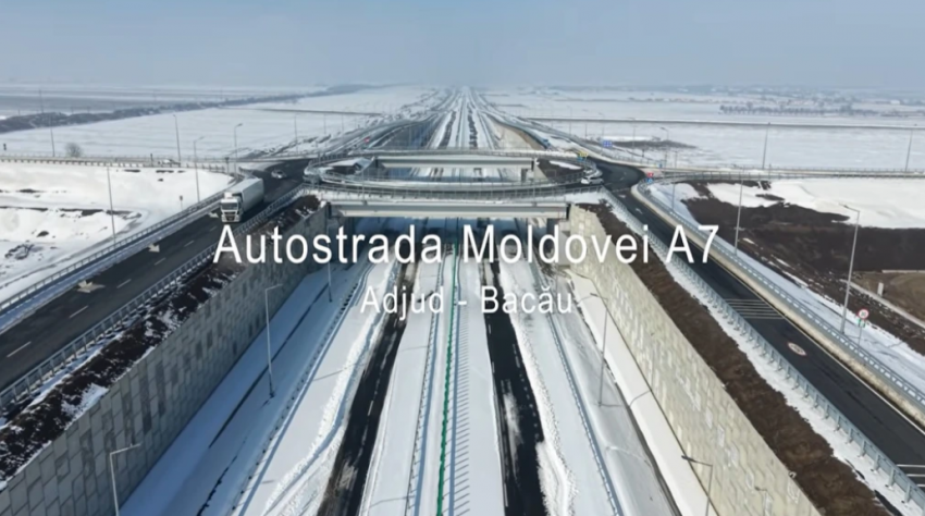 Cei 46 de kilometri din Autostrada Moldovei cuprinși între Adjud și Bacău vor fi dați în trafic în primăvară - vară, estimează secretarul de stat în Transporturi Irinel Ionel Scrioșteanu.Foto:economica.net