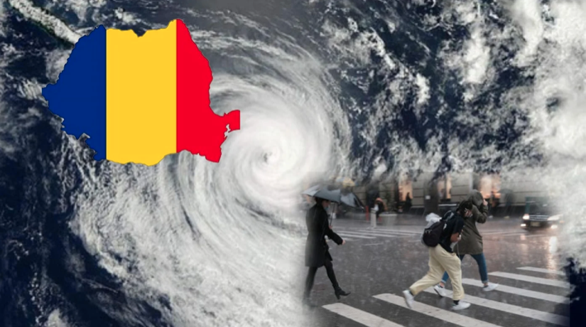 Ciclonul Ashley lovește România în weekend. Foto: România TV 