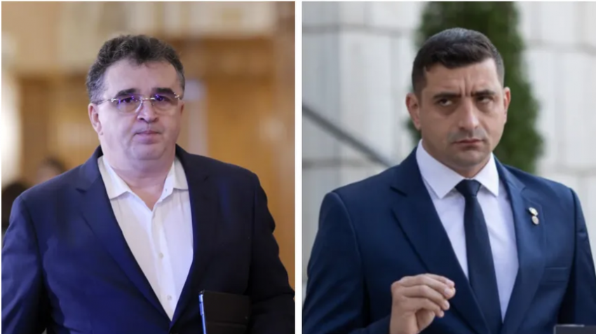 Dosarul civil în care Marian Oprișan(foto stânga) îi cere despăgubiri liderului AUR, George Simion ( foto dreapta) în valoarea de peste 2,5 milioane de euro, s-a judecat în primă instanță la Tribunalul București.Foto:romaniatv.net
