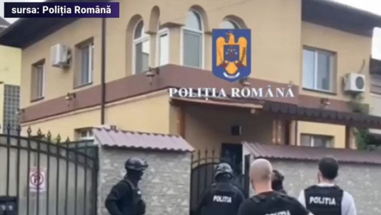 Un seif cu 300.000 de euro a fost furat dintr-o locuință din București. Polițiștii au făcut mai multe percheziții la o bandă de hoți.Foto:digi24.ro