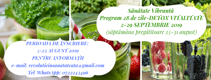 program de detoxifiere a corpului