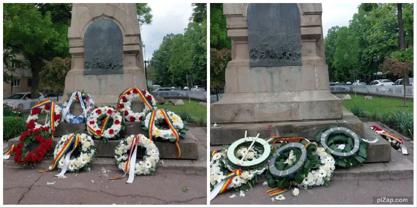VIDEO + Foto | Monumentul Independenței din Focșani, în centrul unei controverse după imaginile apărute online