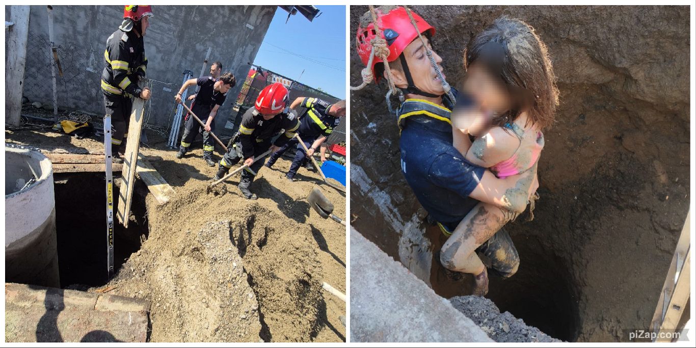 VIDEO | Fetița salvată din puțul de la Răchitosu rămâne internată la Spitalul Județean Focșani