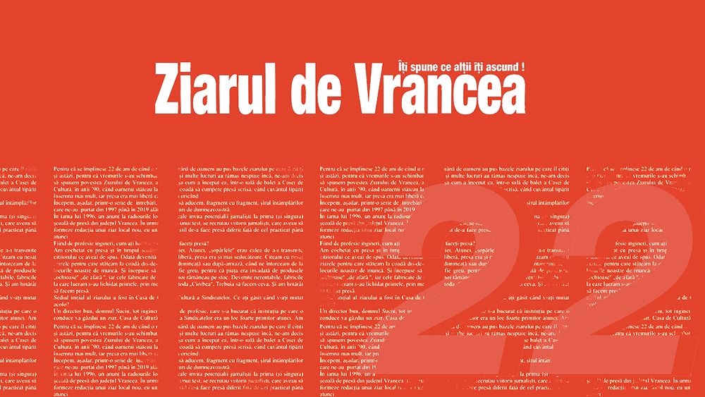 Ziarul De Vrancea La 22 De Ani Jurnalismul Ca Sport Extrem